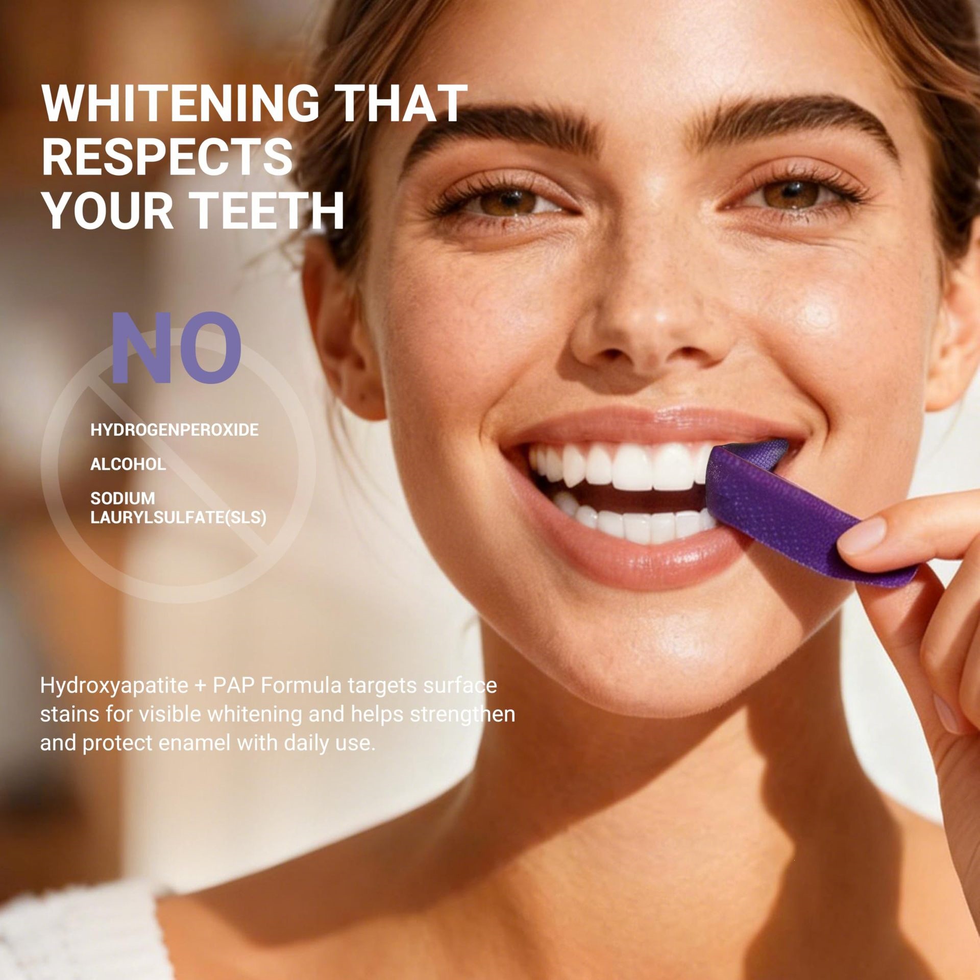 Purple Teeth Whitening Strips  - огляд і ціна Teeth Whitening Retainer