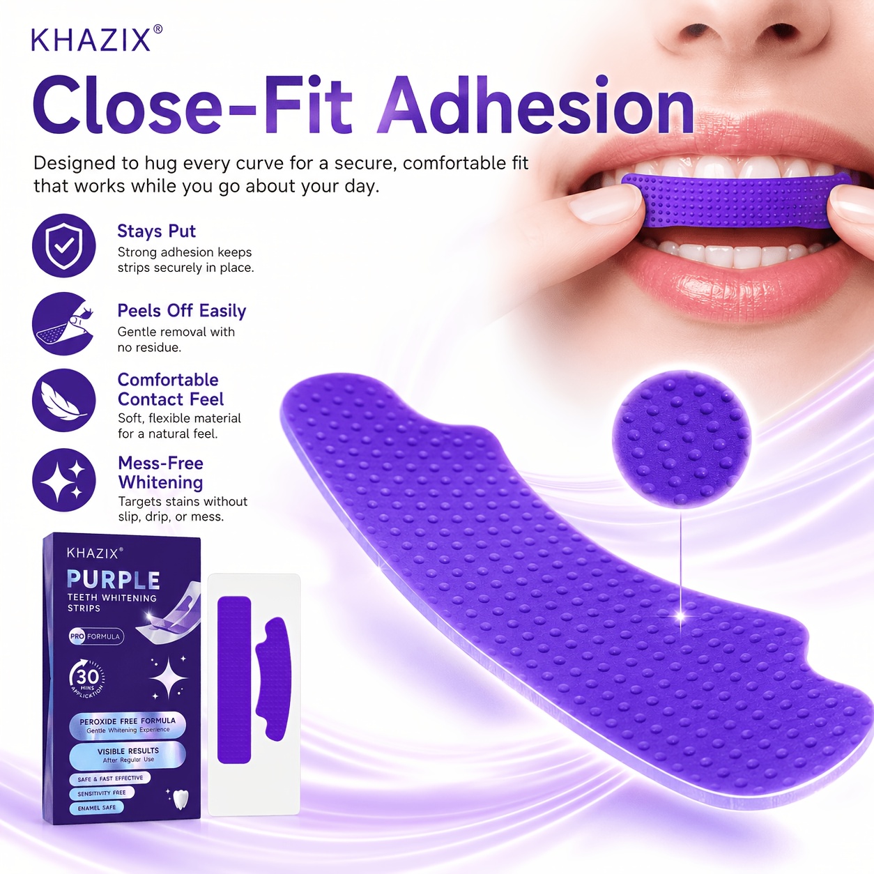 1/10pairs Purple Teeth Whiteni - огляд і ціна Teeth Whitening Retainer