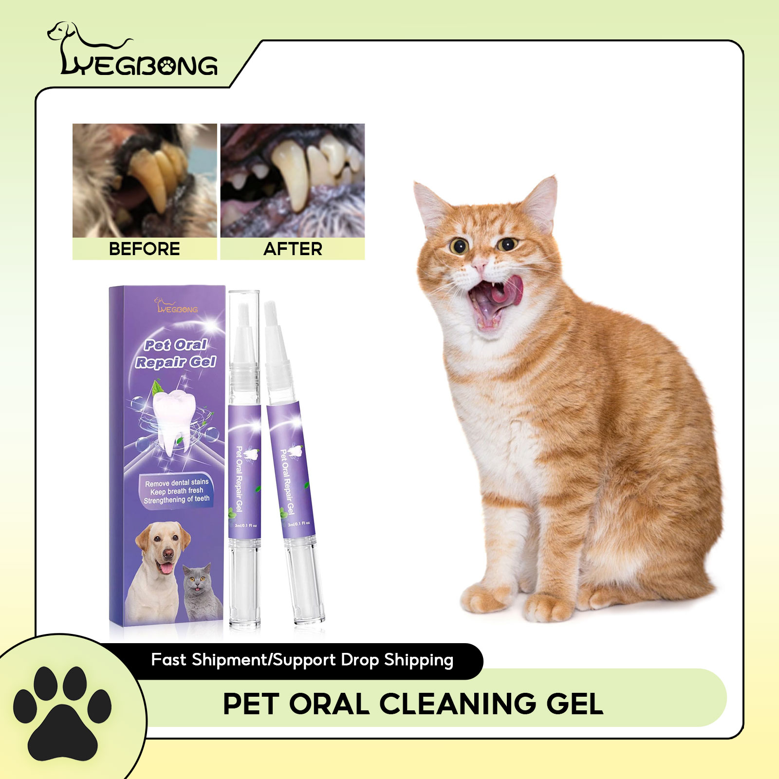 Pet Oral Repair Gel Puppy Tart - огляд і ціна Teeth Whitening Ai