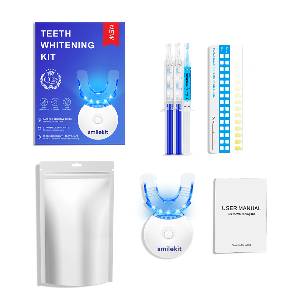 Teeth Whitening Kit - 5X LED L - огляд і ціна Teeth Whitening Kit At Home