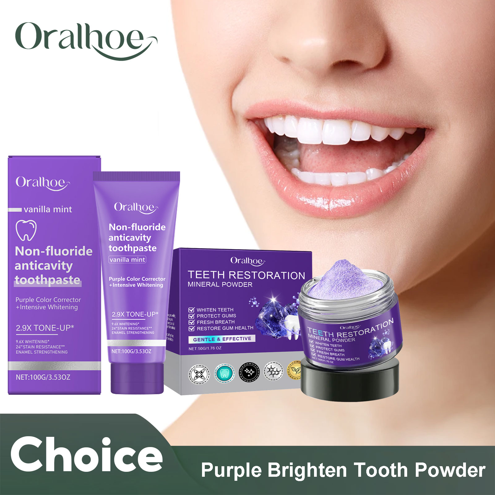 Teeth Restoration Mineral Powd - огляд і ціна Teeth Whitening Ai