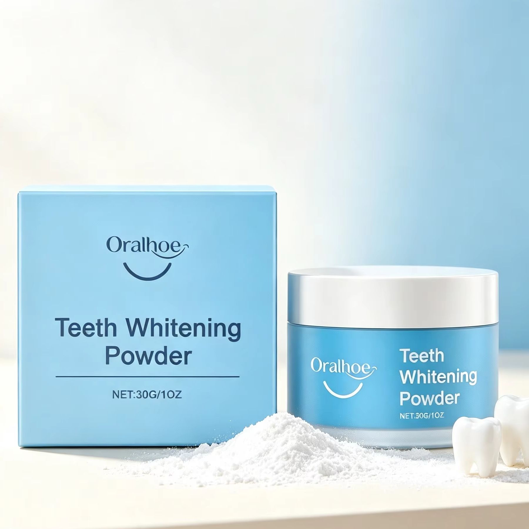 Oralhoe Tooth Powder for Brush - огляд і ціна Teeth Whitening Ai