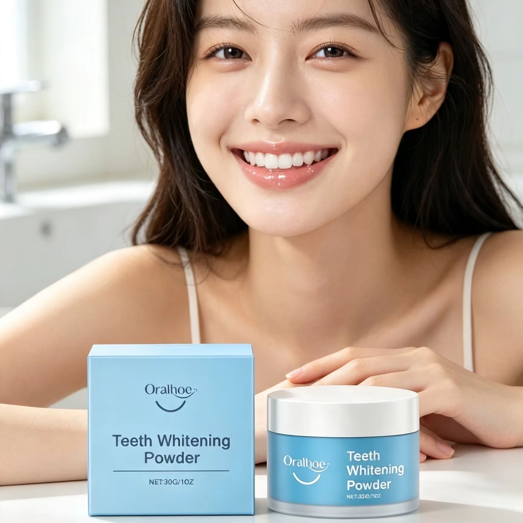 Oralhoe Tooth Powder for Brush - огляд і ціна Teeth Whitening Ai