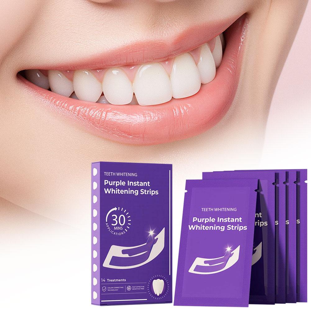 14/28/42PCS V34 Purple Teeth W - огляд і ціна Teeth Whitening Kit At Home