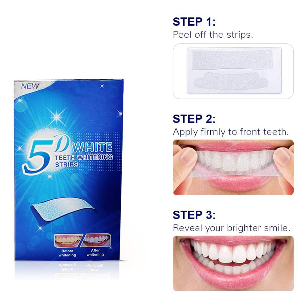 5D White Teeth Whitening Strip - огляд і ціна Teeth Whitening Ai