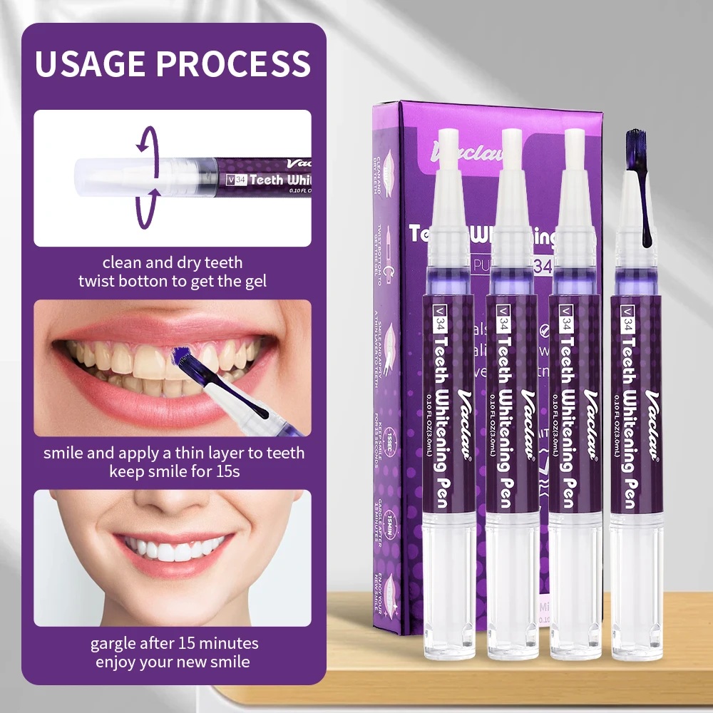Vaclav V34 Purple teeth whiten - огляд і ціна Teeth Whitening Ai