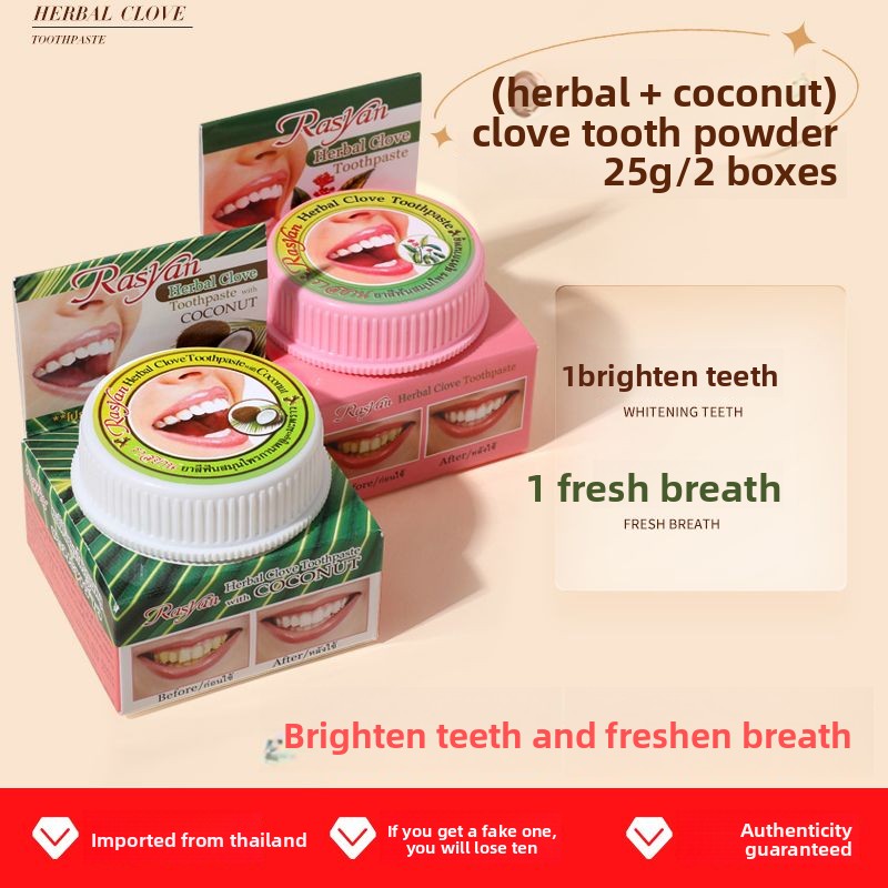 Thai Clove/coconut Tooth Powde - огляд і ціна Teeth Whitening Ai