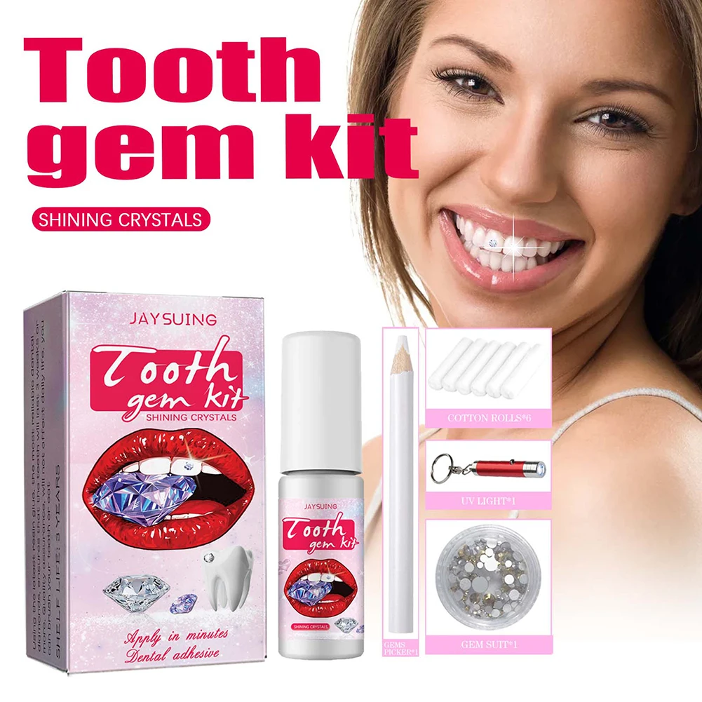 DIY Tooth Gems Kit with Crysta - огляд і ціна Teeth Whitening Kit At Home